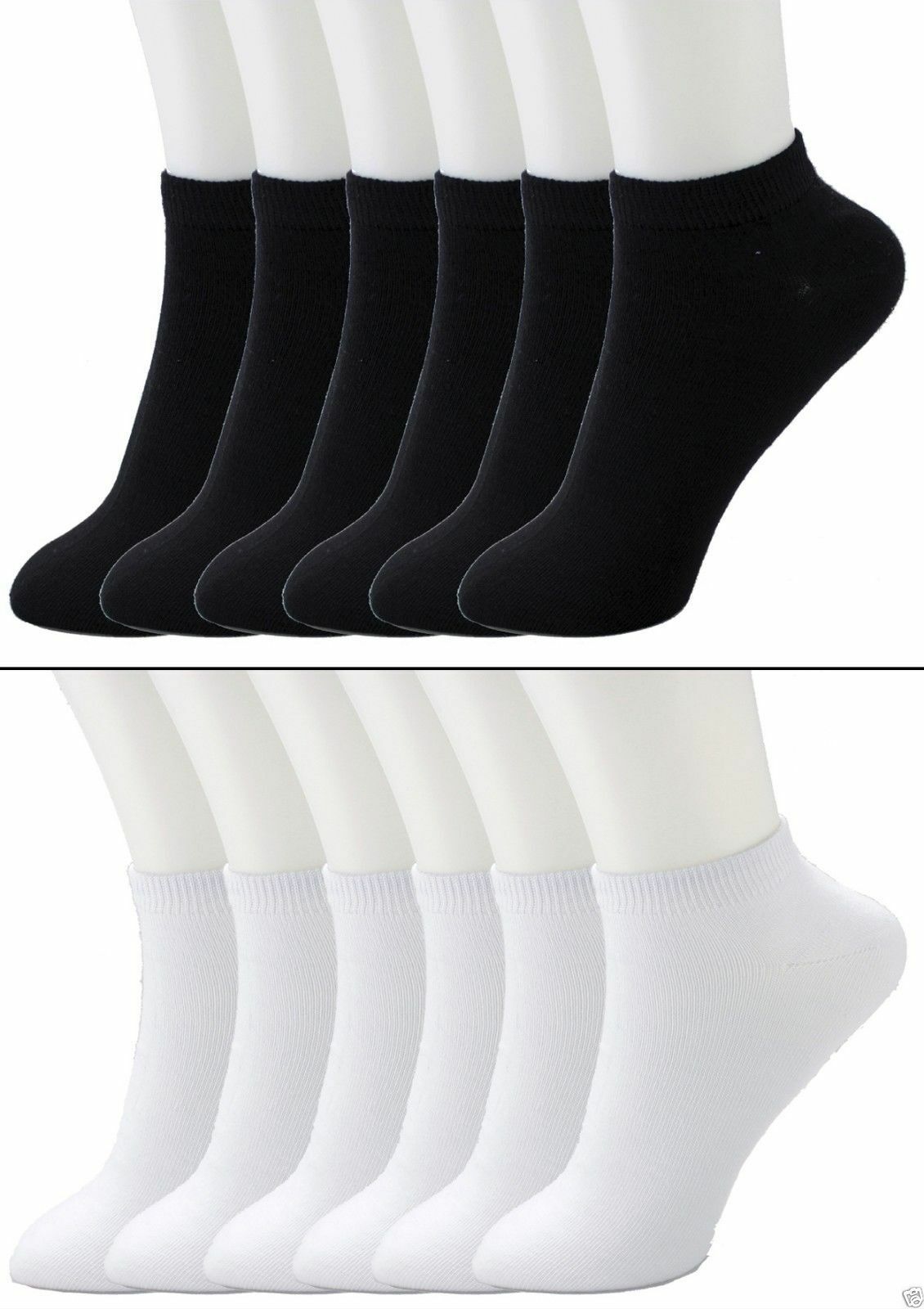 12 Packs Ankle Socks Sport Cool Mens Womens Size 9-11 Low Cut Dozen #70033a