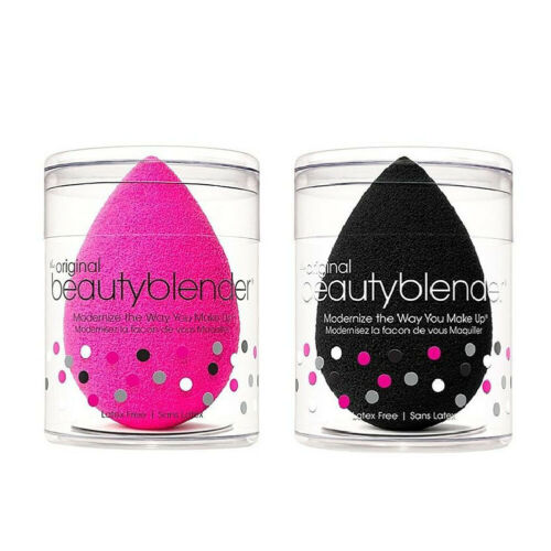 Beauty Blending Makeup Sponge Applicator Latex Free Foundation Puff Pink/black