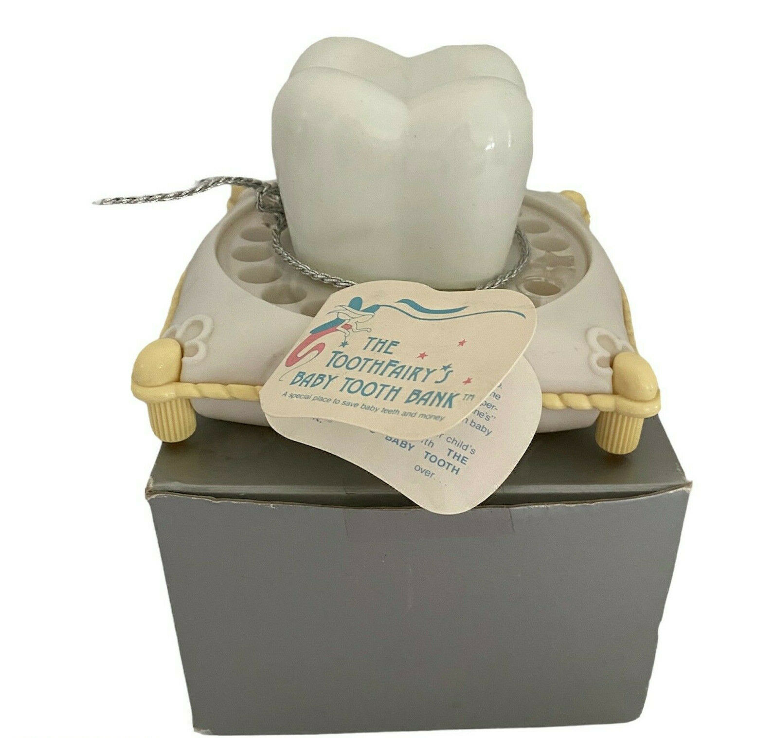 The Tooth Fairy’s Baby Tooth Bank Toothfairy Baby Shower Gift Keepsake Nob