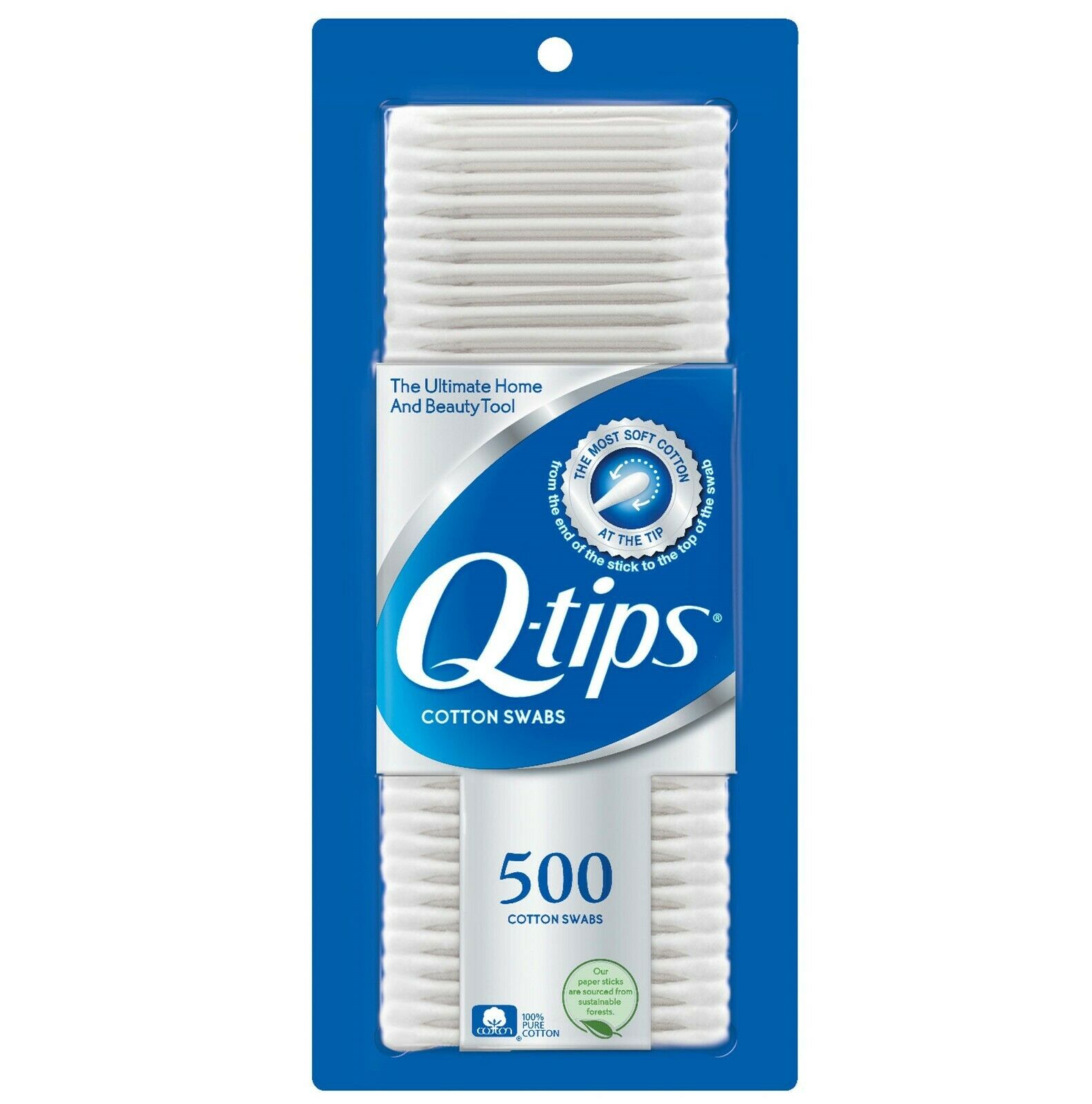 Q Tips Original Cotton Swabs 500 Count