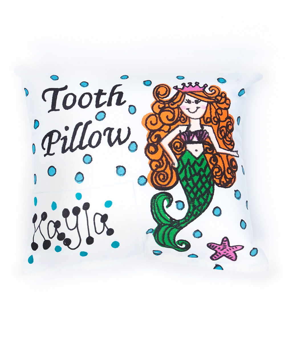 Personalized Mermaid Tooth Fairy Pillow
