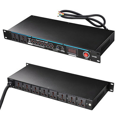 10 Outlets G-type Rack Mountable 30 Amp Power Conditioner With Led Display
