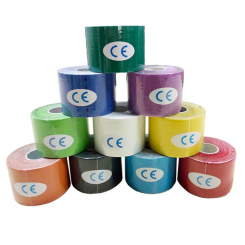 2.5cm*5m One Roll Elastic Kinesiology Sports Tape Muscle Pain Care