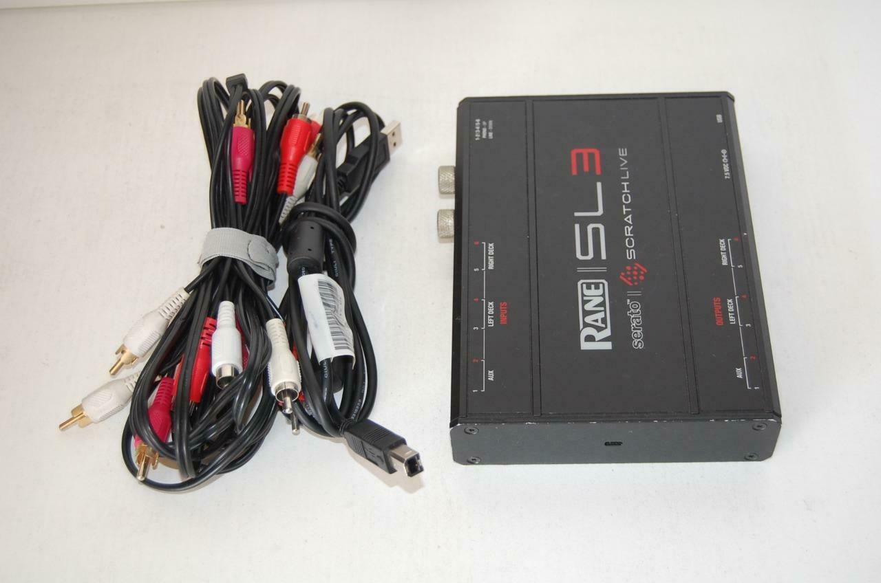 Rane Serato Sl3 Audio Interface With Usb And Rca Cables L@@@k!!!!