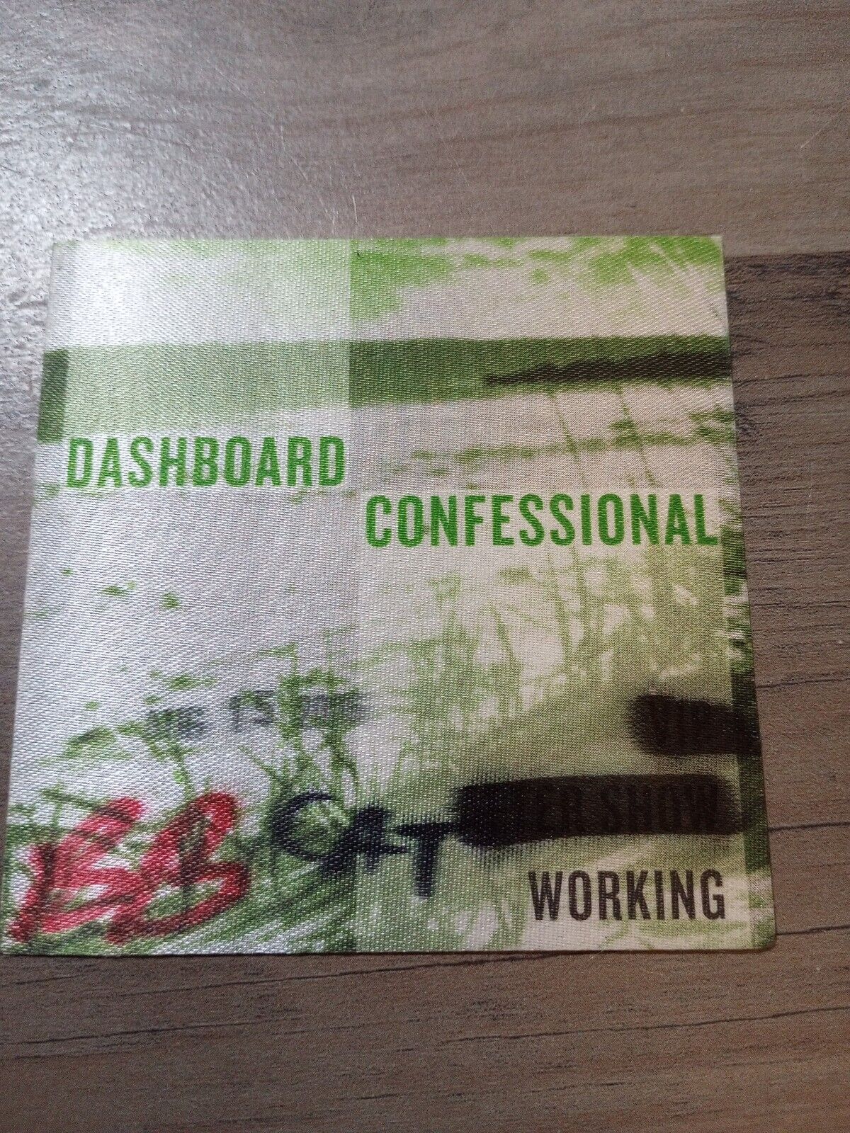 Dashboard Confessional 2006 Tour Backstage Pass Concert