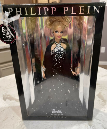 Philipp Plein Designer Dress Platinum Label Barbie Collector Doll New Rare Fao