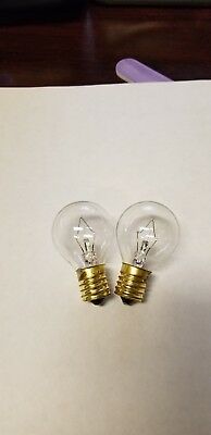 2 X 40w Lava Lamp Light Bulb S Type E17 Base 40 Watt S11, 40s11, 40s11n, S11n40