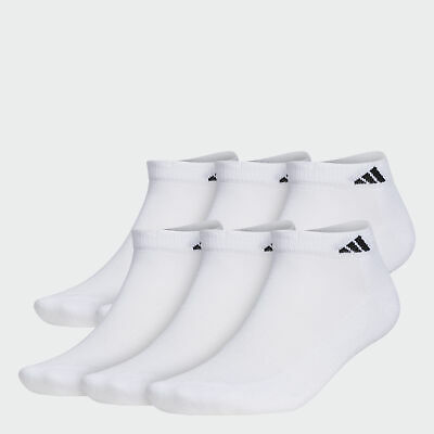 Adidas Athletic Cushioned Low Socks 6 Pairs Men's