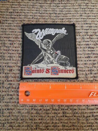 1982 Whitesnake Patch Saints & Sinners