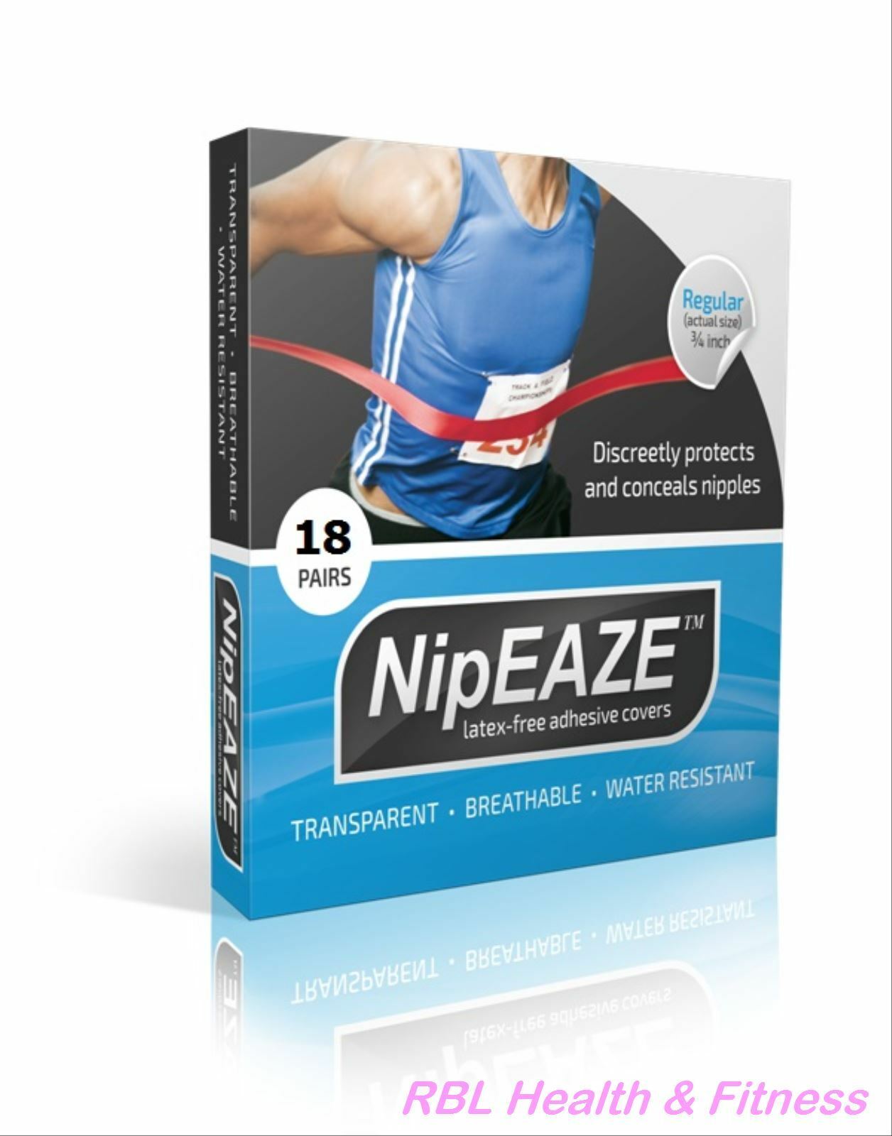 36-144pc Nipeaze Nipple Protectors Anti-chafing Runner Nip Cover-men's 3/4" Size
