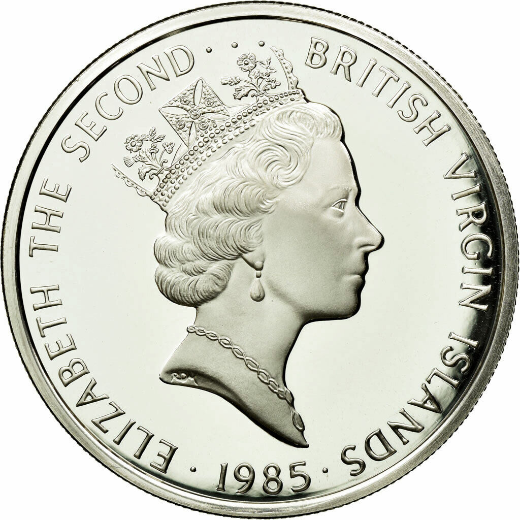 [#19615] Coin, British Virgin Islands, Elizabeth Ii, 20 Dollars, 1985, Franklin