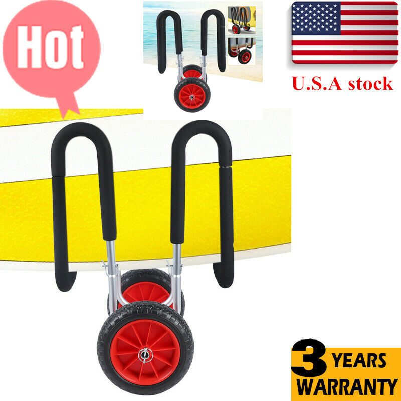 Aluminium Stand-up Paddle Board Carrier Rack Trailer Trolley Transport Cart