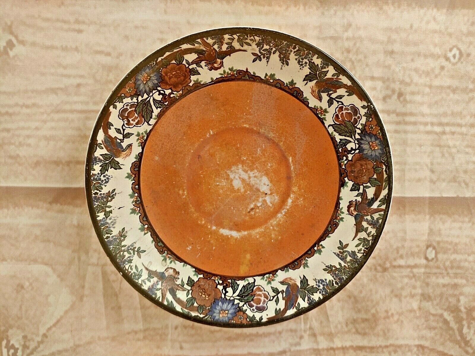 Old Antique Dessert Bread & Butter Pat Plate Dishes Floral Design