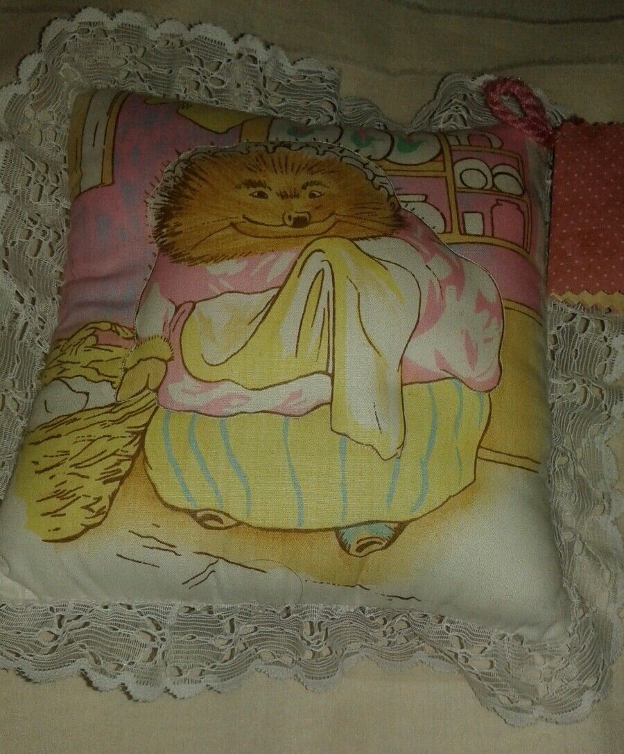 1975 Tooth Fairy Company  Mrs Tiggy Winkles  Pillow Holds Tooth New With Tag