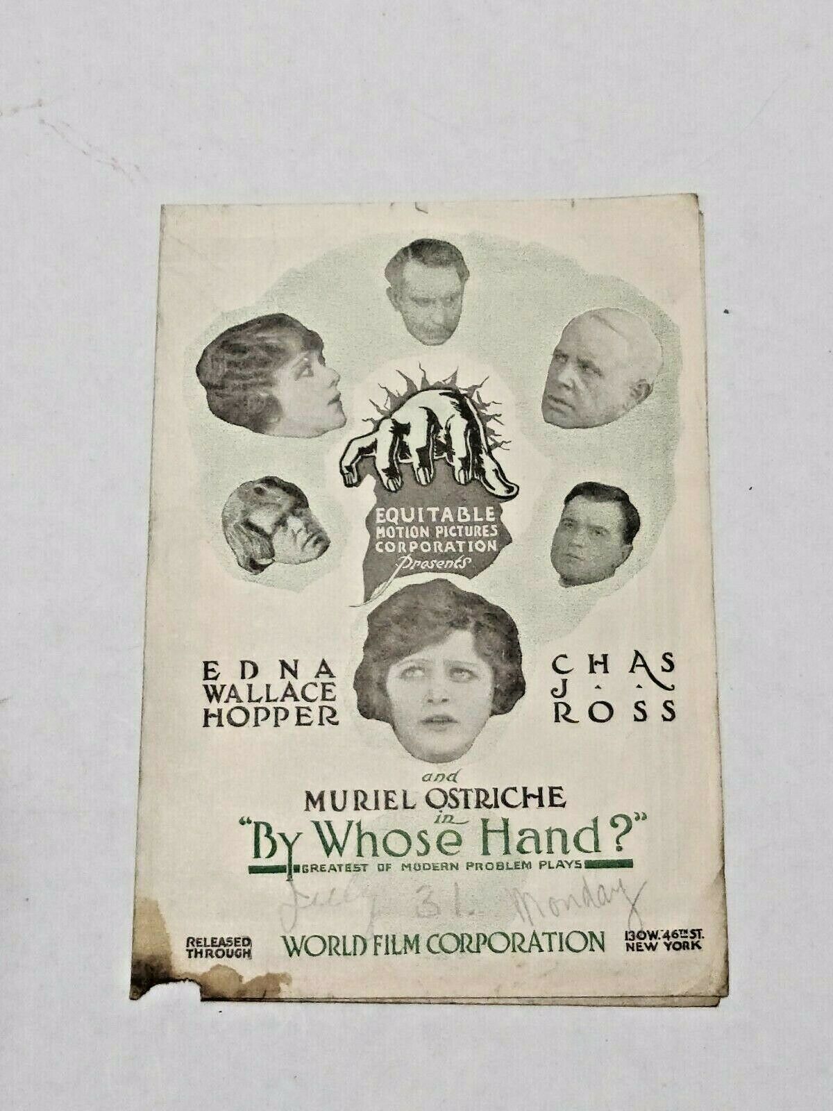 Muriel Ostriche Silent Film Herald 1916 Moxie